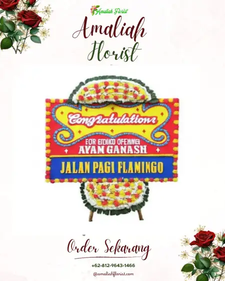 Sewa Papan Bunga Gandul